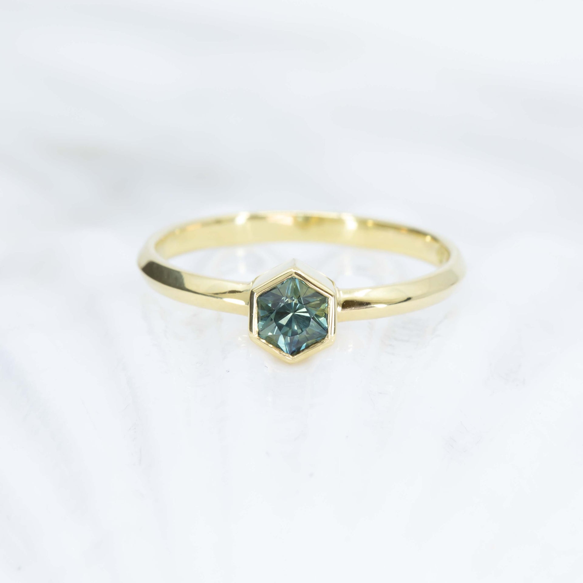 Blue Sapphire Solitaire