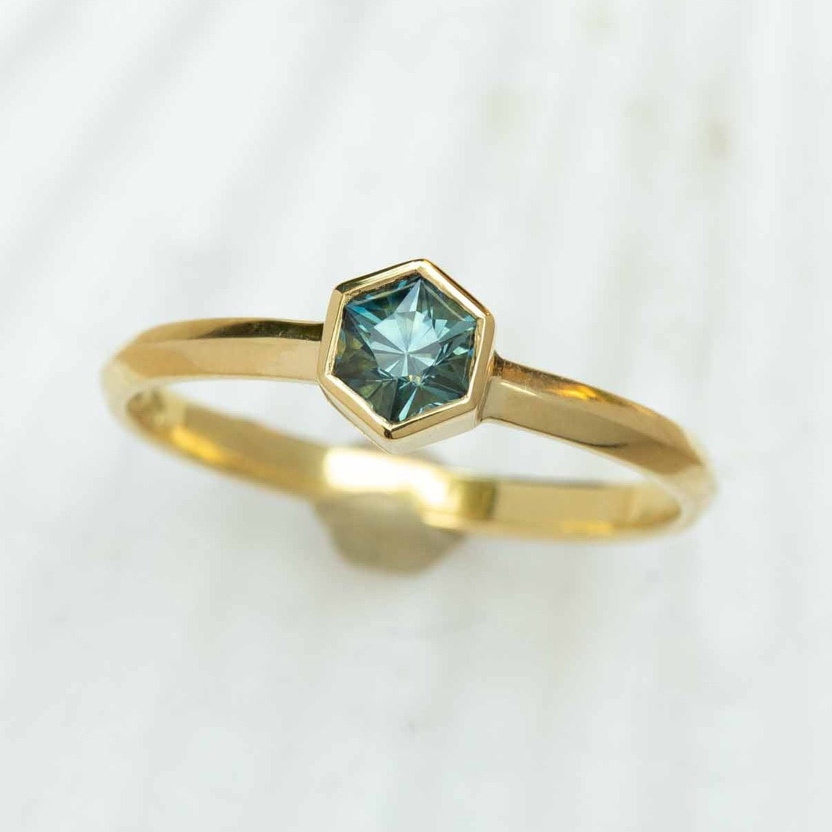 Blue Sapphire Solitaire