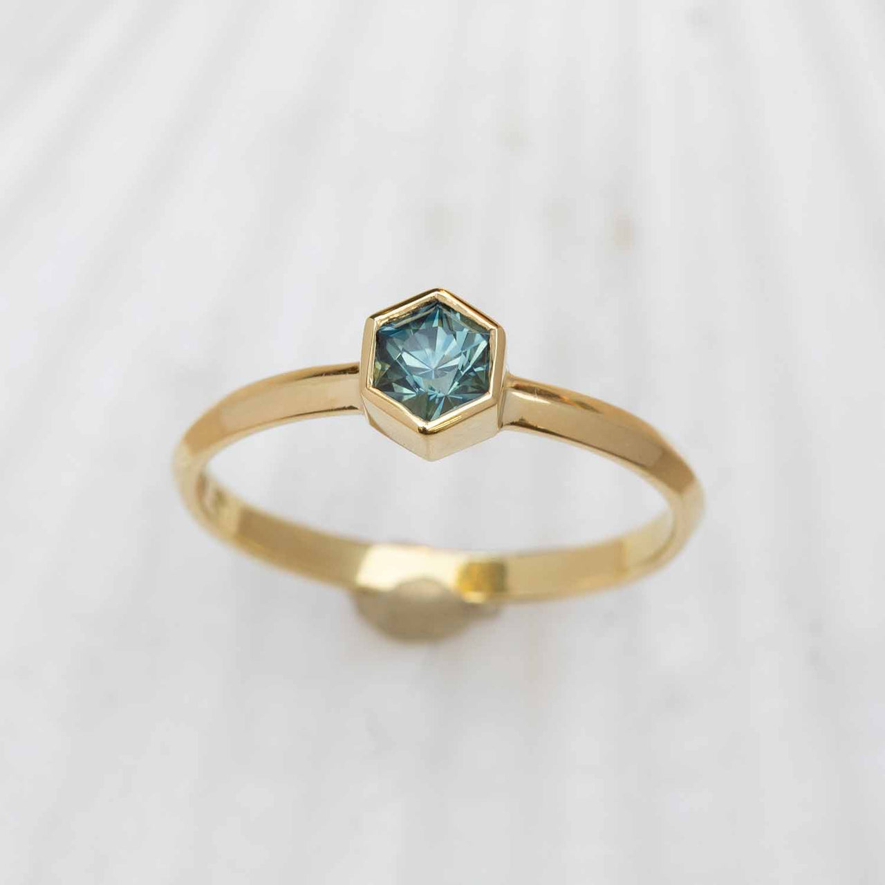 Blue Sapphire Solitaire