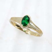 Tsavorite Garnet Atlantis Ring