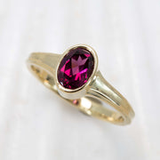 Shipwrecked Atlantis Garnet Ring