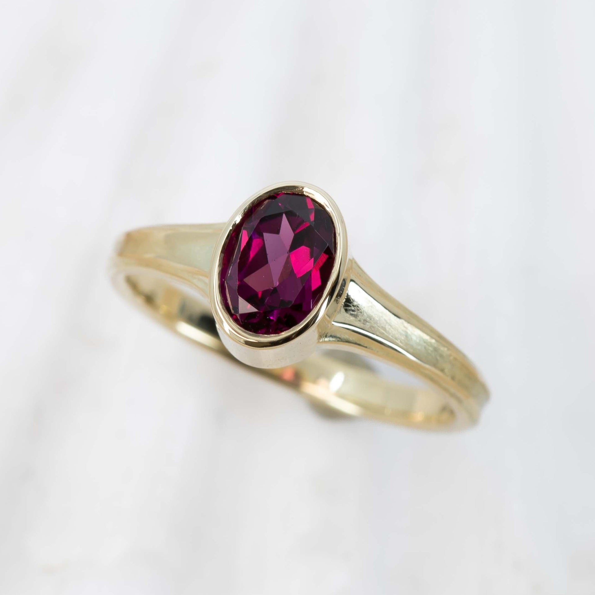 Shipwrecked Atlantis Garnet Ring