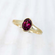 Shipwrecked Atlantis Garnet Ring