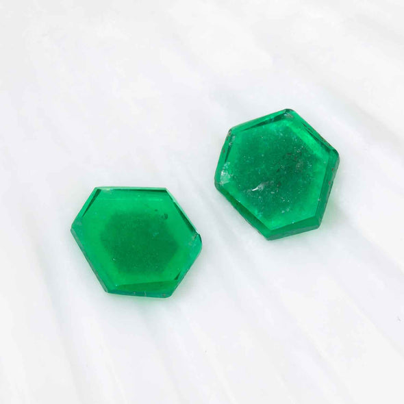 Emerald Crystal Slices 6.52cts