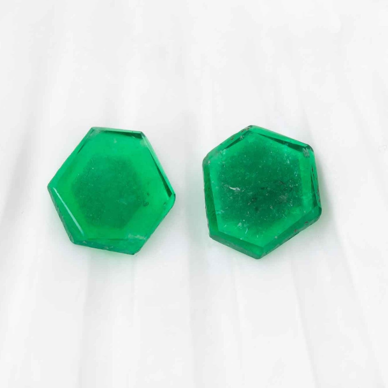 Emerald Crystal Slices 6.52cts