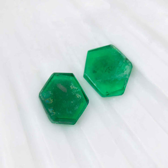 Emerald Crystal Slices 6.26cts
