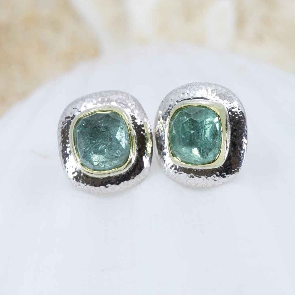 Marianas Seafoam Tourmaline Earrings