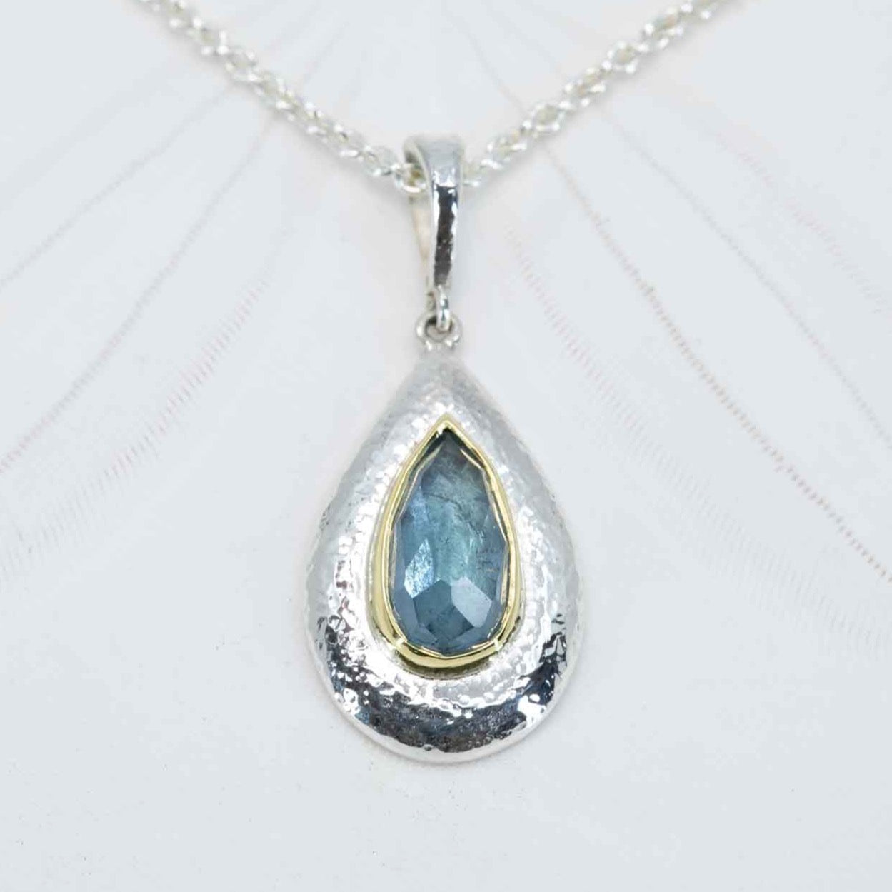 Marianas Ocean Drop Tourmaline Pendant