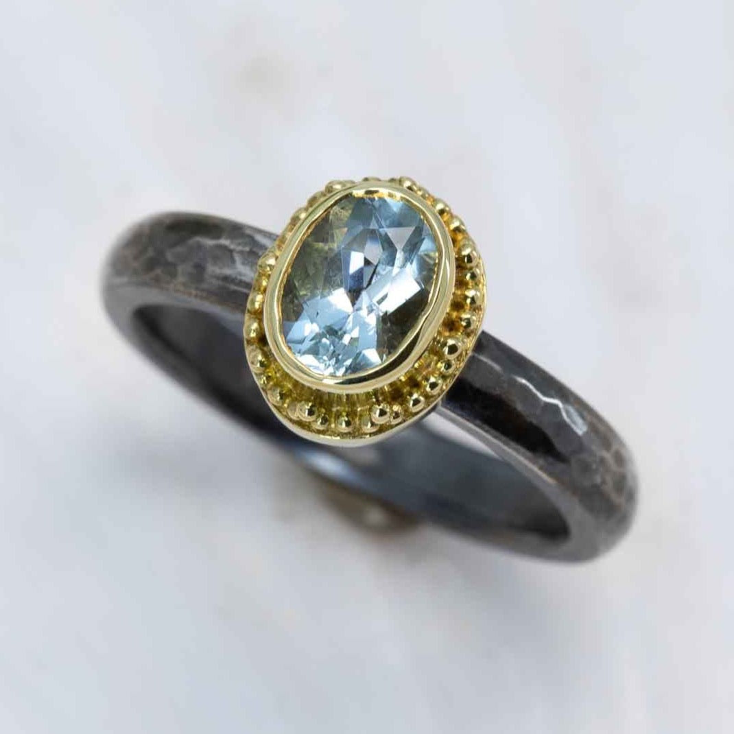 Aquamarine Marianas Ring