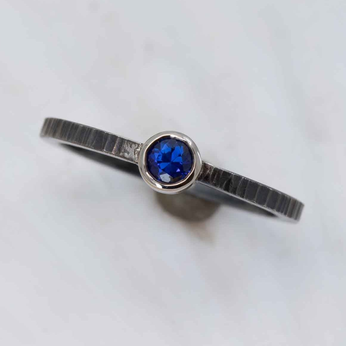 Blue Sapphire Marianas Ring