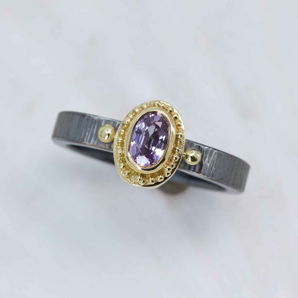 Pink Sapphire Marianas Ring