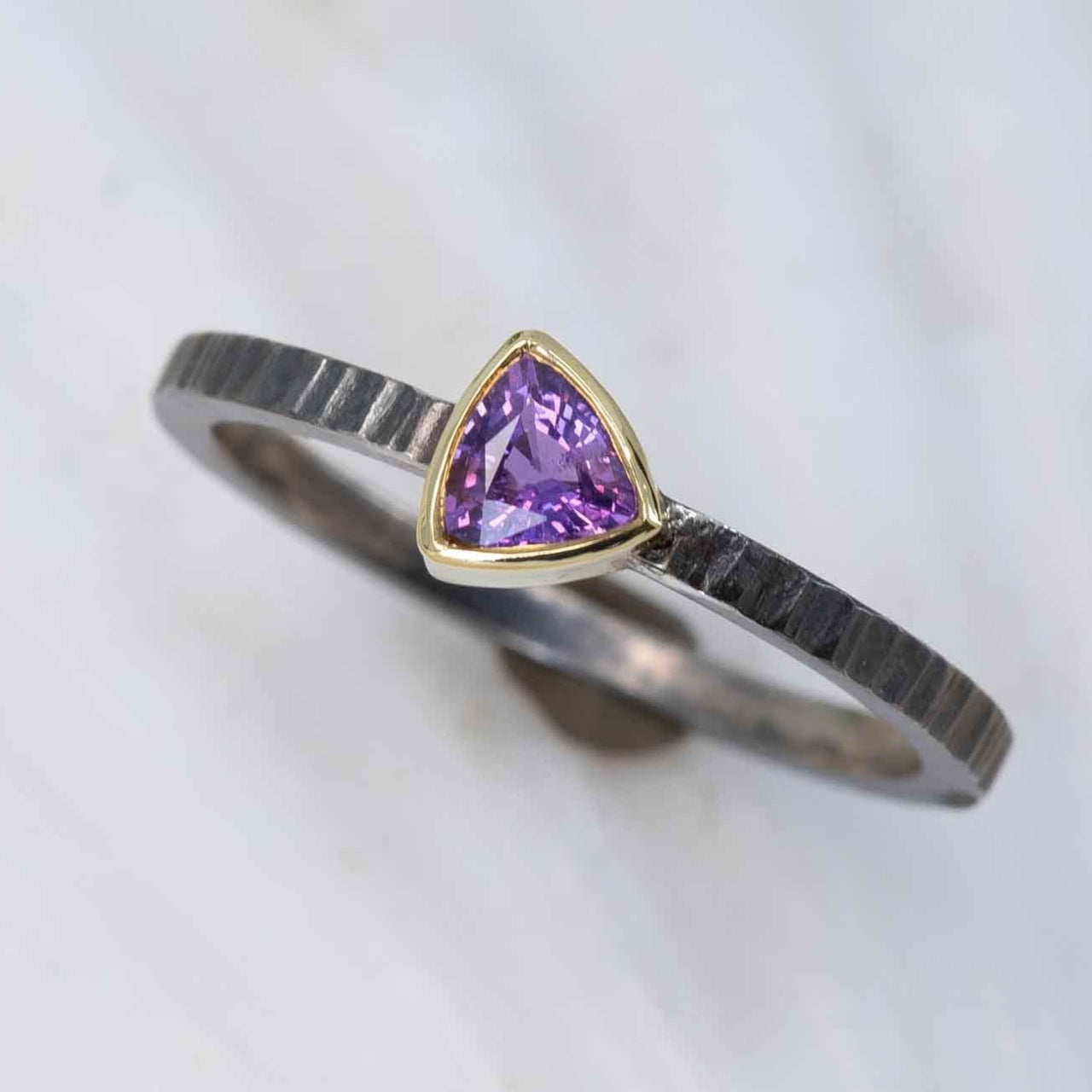 Purple/Pink Sapphire Marianas Ring