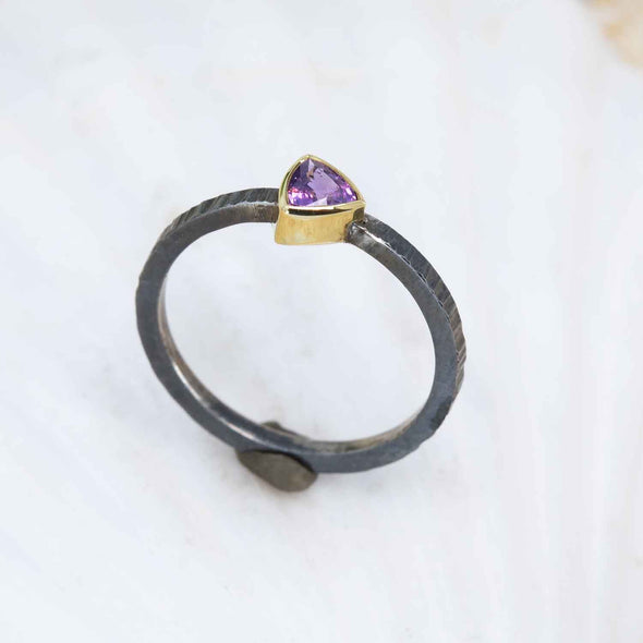 Purple/Pink Sapphire Marianas Ring