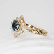 Moana Ring- 1.25ct Blue Sapphire 