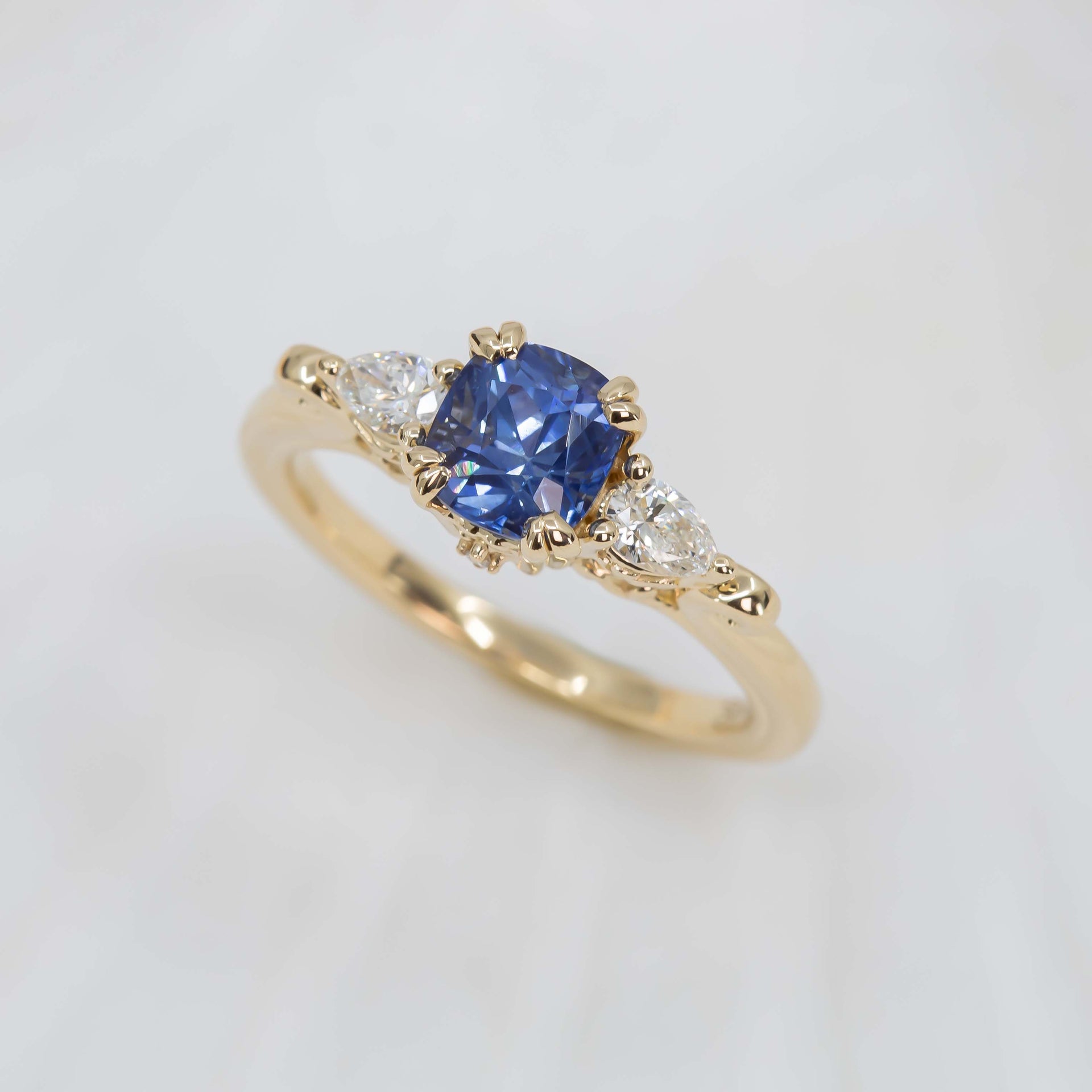Moorea Ring- Periwinkle Sapphire 1.58-ER005-3