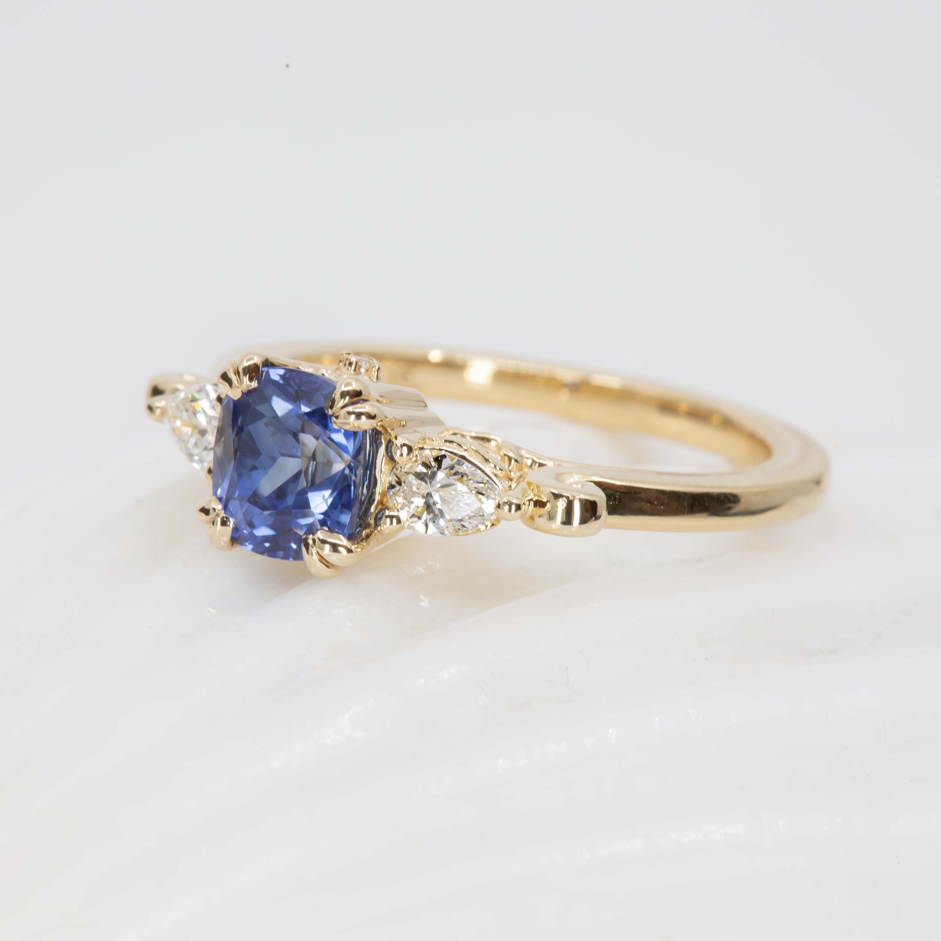 Moorea Ring- Periwinkle Sapphire 1.58