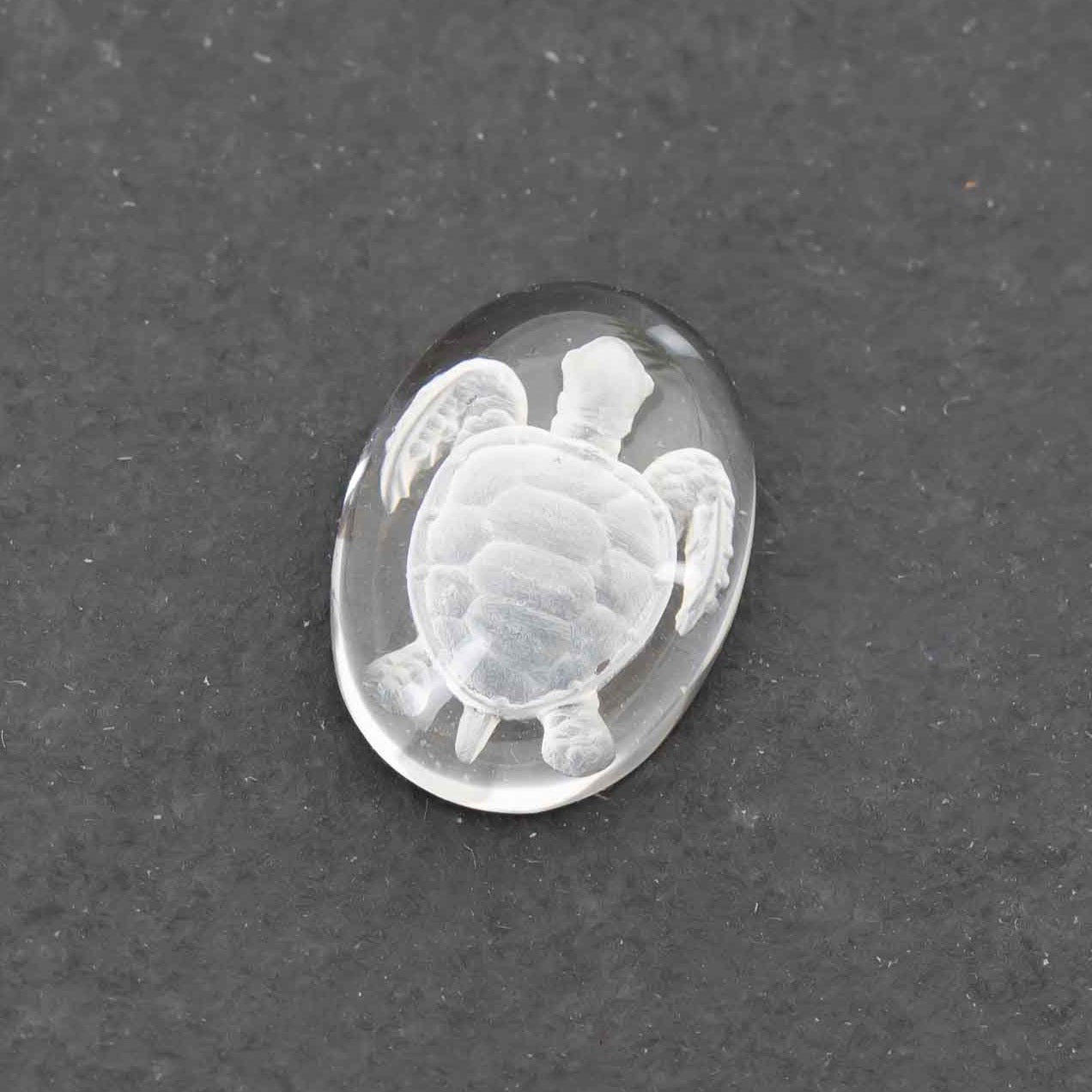 Carved Quartz Sea Turtle