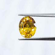 Yellow sapphire oval 1.95ct