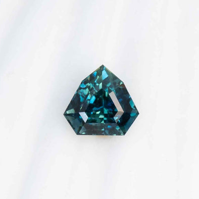 Shield-Cut Blue Sapphire (1.24ct)