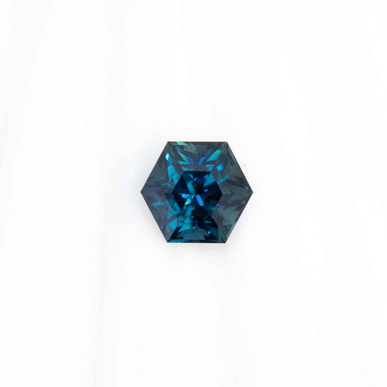 Hexagon Blue Sapphire 1.0ct