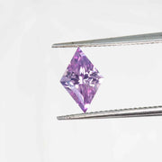 Diamond-shaped pink sapphire 1.11ct