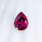 Raspberry tourmaline pear-cut 1.71ct