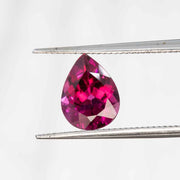 Raspberry tourmaline pear-cut 1.71ct