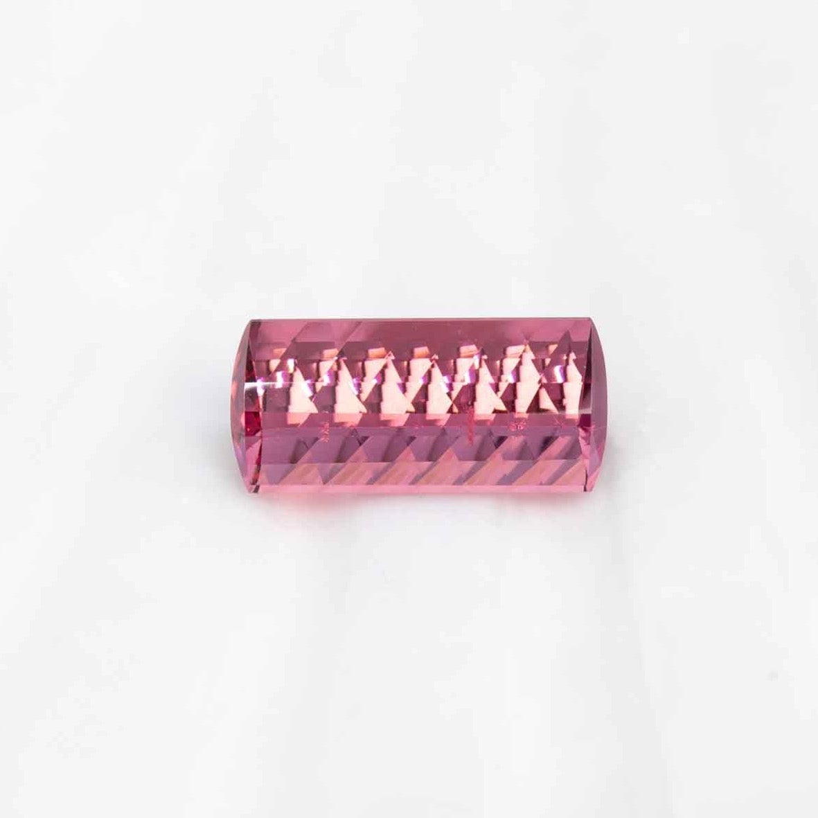 Fantasy-cut pink tourmaline 2.97ct