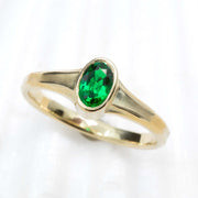 Tsavorite Garnet Atlantis Ring