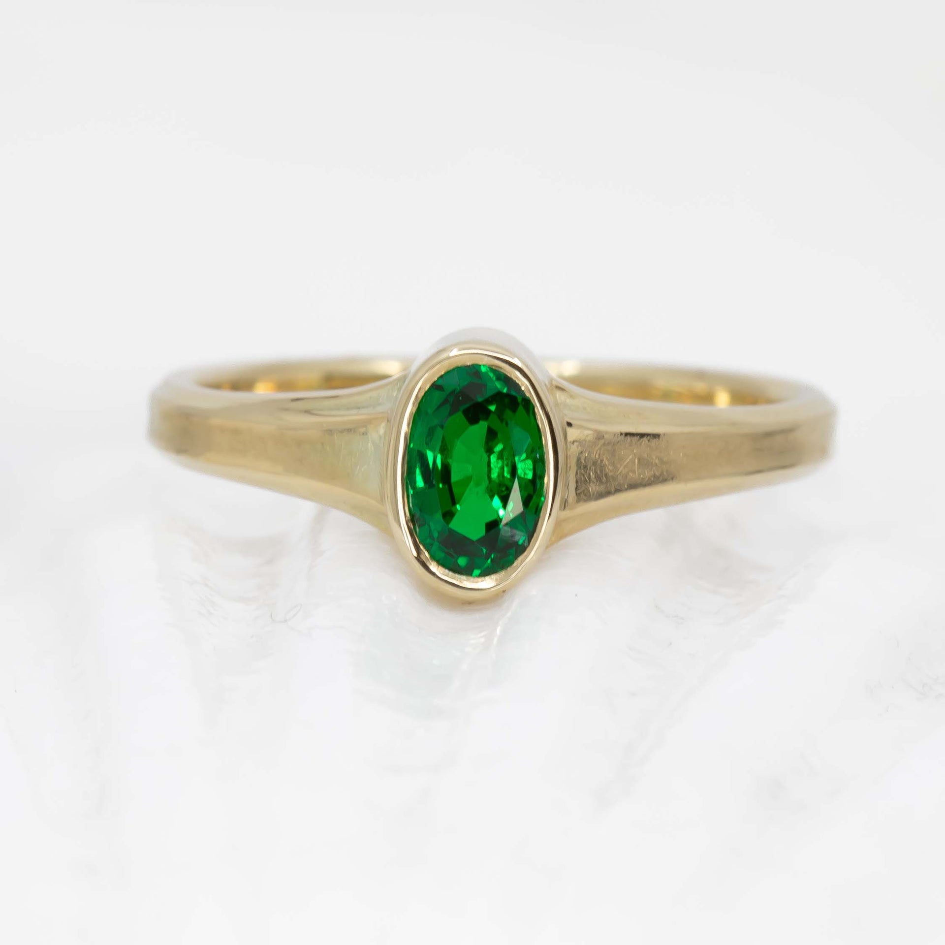 Tsavorite Garnet Atlantis Ring