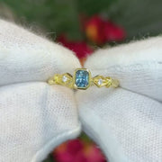 St. Barts Ring - 0.44ct Atlantic-Blue Sapphire