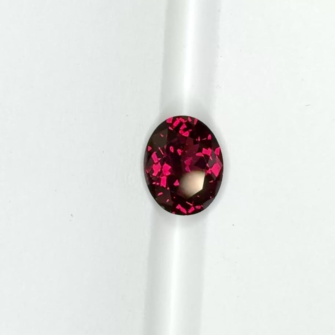 Oval Rhodolite garnet