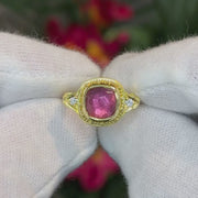 Pink Tourmaline Island Castaway Ring