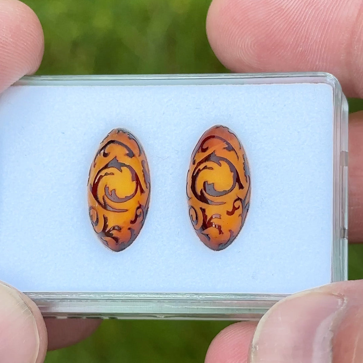 carved amber