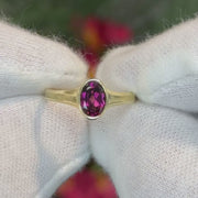 Shipwrecked Atlantis Garnet Ring