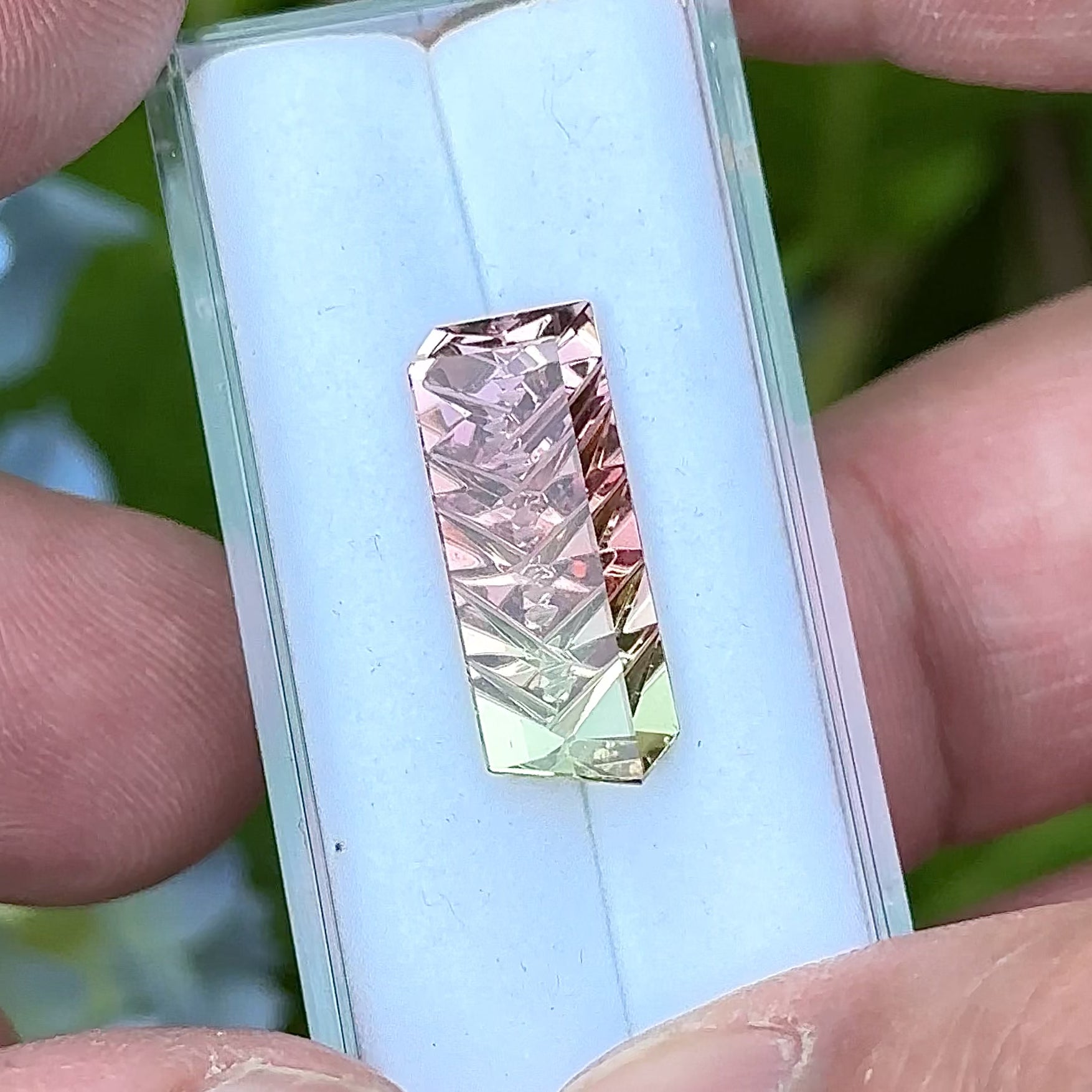 Sunset tourmaline by Tom Munsteiner 6.37ct