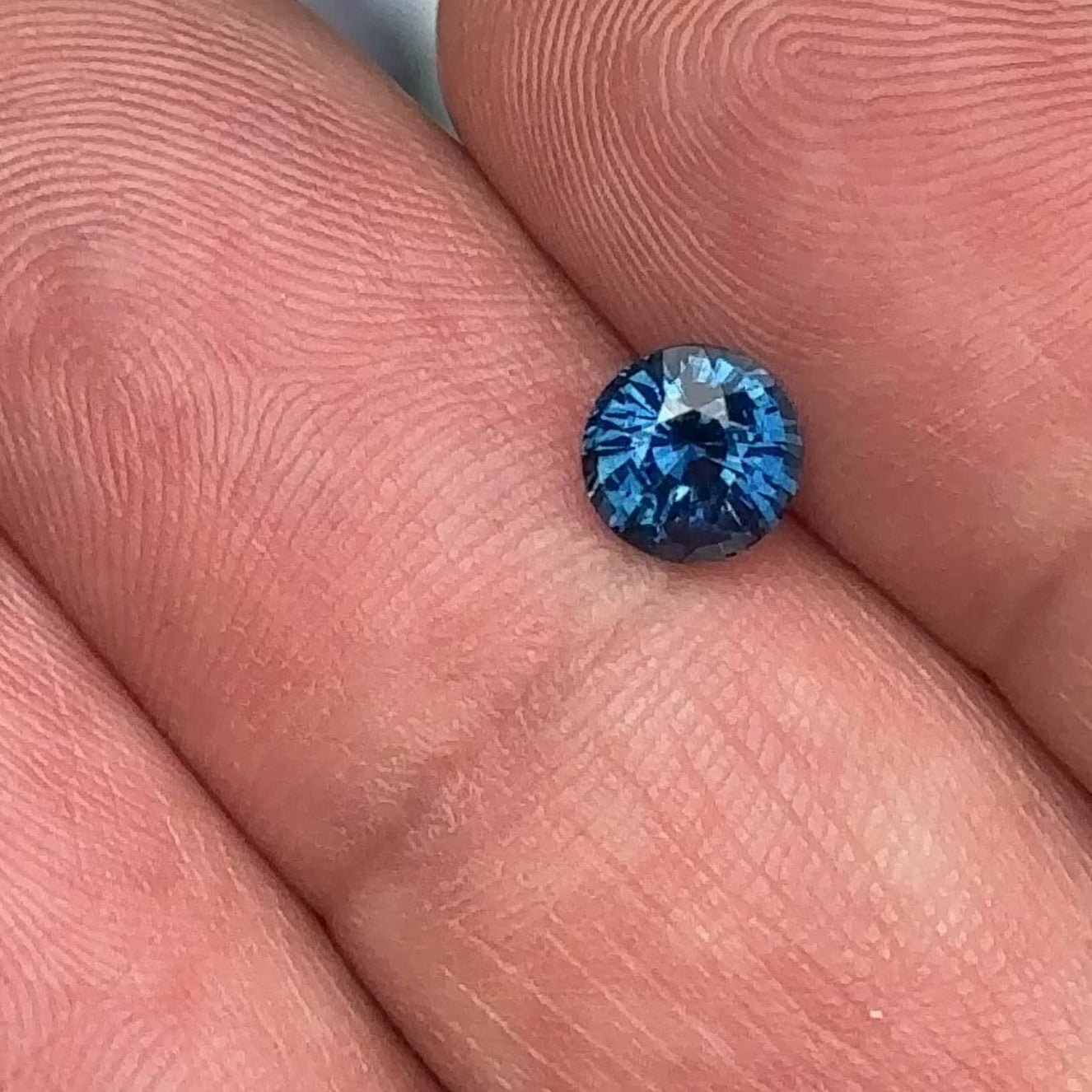 Round Blue Sapphire 1.26cts