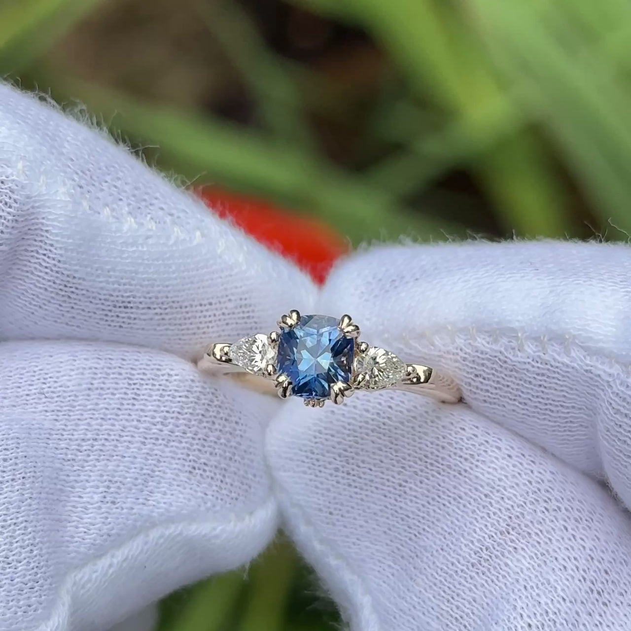 Moorea Ring- Periwinkle Sapphire 1.58-ER005-3