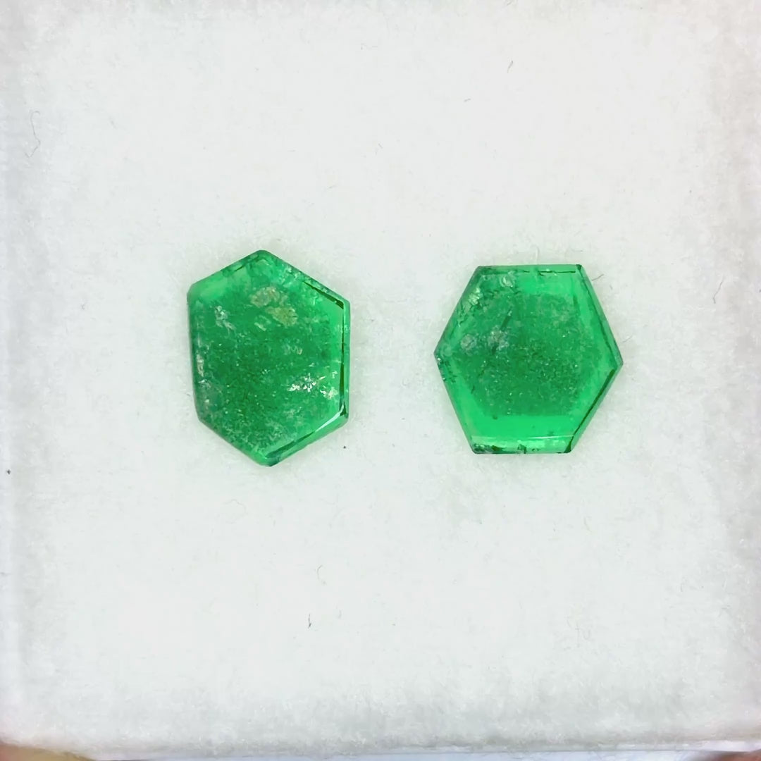 Emerald Crystal Slices (4.83cts)