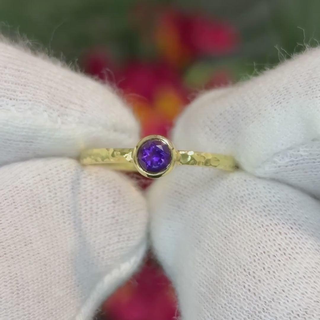 Amethyst High Seas Ring