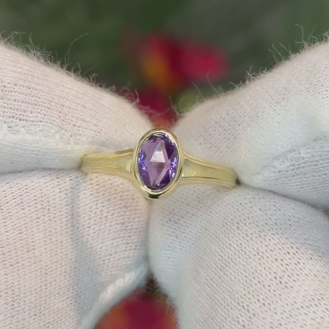 Shipwrecked Atlantis Amethyst Ring