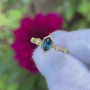 St. Barts Ring - 1.32ct Abyss-Blue Sapphire