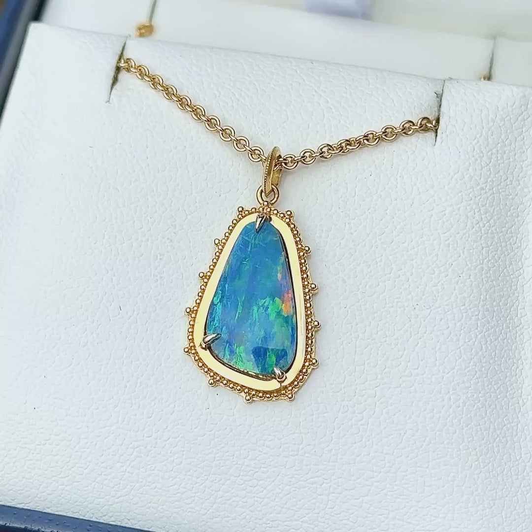 Tropical Seas Opal Pendant