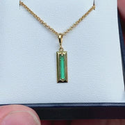 Emerald Crystal Pendant