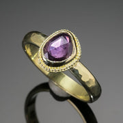 Rose-Cut Pink Sapphire Ring