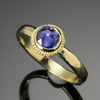 Rose-Cut Blue Sapphire Ring