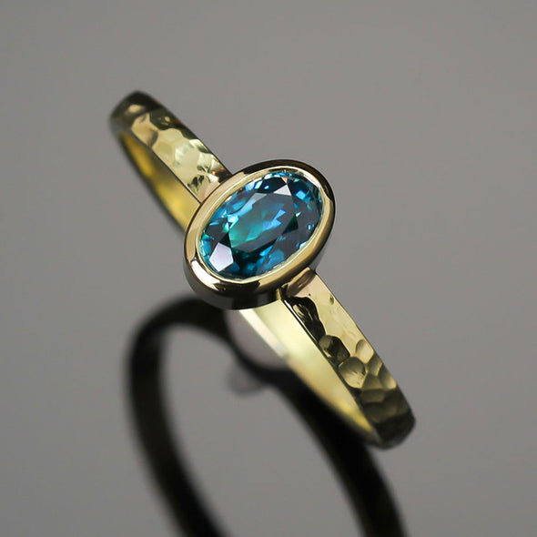 Blue Zircon High Seas Ring