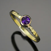 Amethyst High Seas ring in 18K