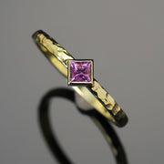 pink sapphire 18K high seas ring