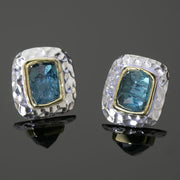 Marianas Lagoon-Blue Tourmaline Earrings